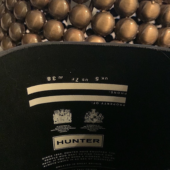 Hunter Fringe Boots in Black Size: US 7F - Rare - Picture 7 of 7